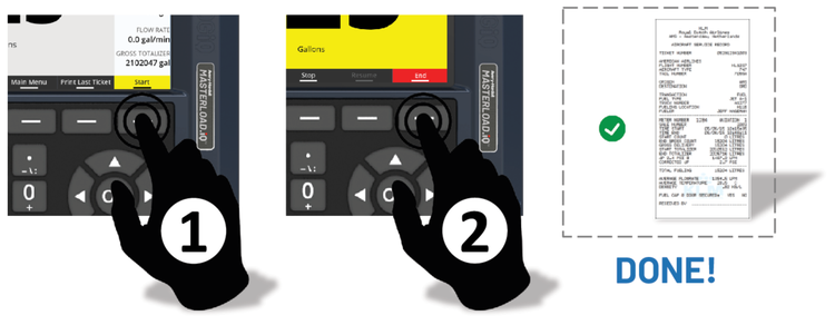 common fueling processes completed in 3 steps or less