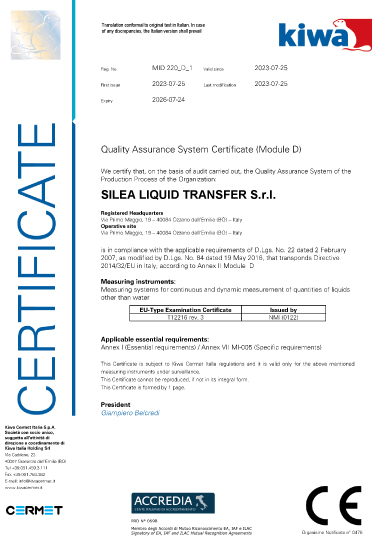 MID Certificate