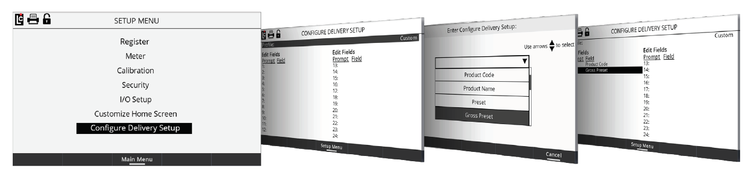 AJUSTE DE ENTREGA CONFIGURABLE